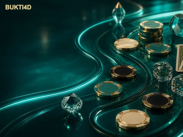 Tampilan meja Mini Baccarat